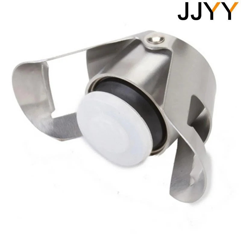 Champagne Bottle Stopper - Stainless Steel Sparkling Wine Sealer