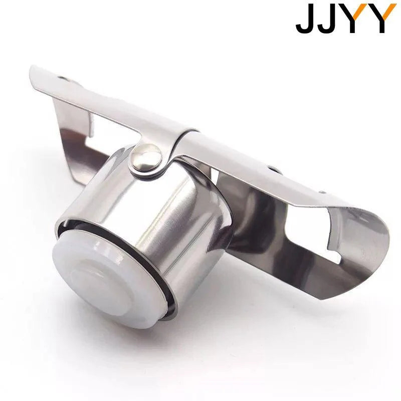 Champagne Bottle Stopper - Stainless Steel Sparkling Wine Sealer
