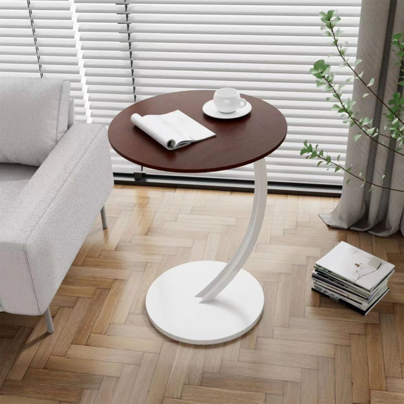 Storage Side Table - Modern Small Coffee Table for Living Spaces