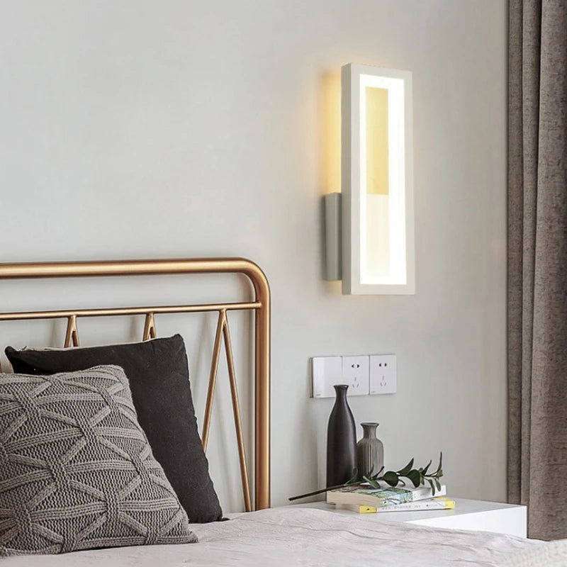 Nordic LED Wall Sconce - Minimalist Bedroom and Hallway Light