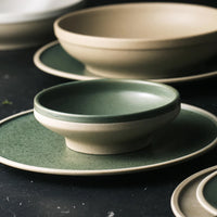 Mint Ceramic Dinner Plate - Creative Western Steak and Salad Tableware