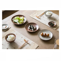 7-Piece Japanese Porcelain Dinner Set - Blue Couple Tableware Collection