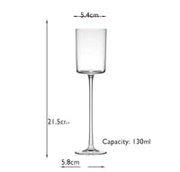 Hand Blown Lead-Free Champagne Flute Set of 4 - 130ML
