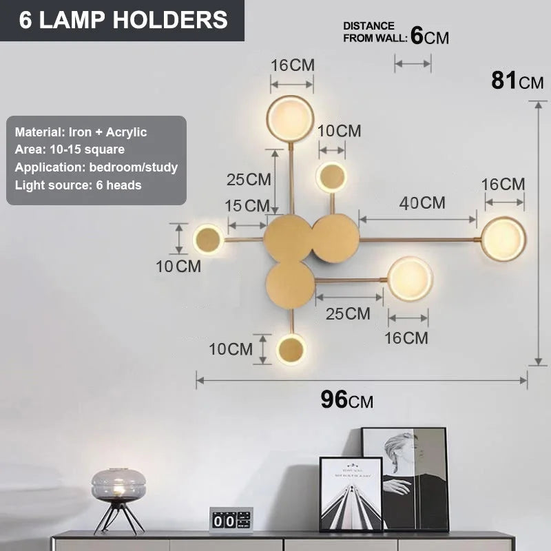 Nordic LED Wall Sconce - Minimalist Bedroom and Hallway Light