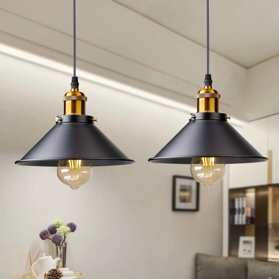 Vintage Loft Pendant Lamp - Retro E27 Hanging Light