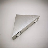 Triangle LED Wall Lamp - Modern Brushed Silver Accent Light