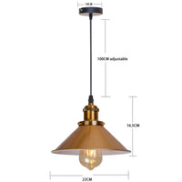 Vintage Loft Pendant Lamp - Retro E27 Hanging Light