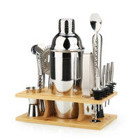 16-Piece Bartender Kit - Stainless Steel Cocktail Shaker Set