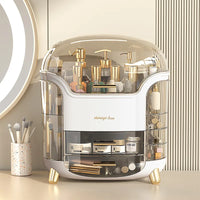Transparent Makeup Organizer Box - Large Capacity Cosmetic and Jewelry Storage