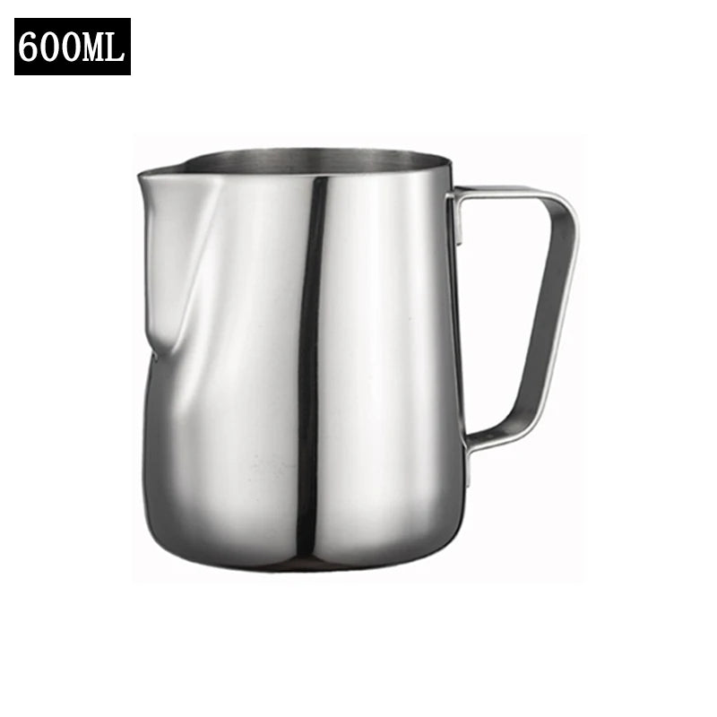 Stainless Steel Coffee Pitcher Espresso Milk Frothing Jug Barista Craft Coffee Latte Milk Frothing Jug Milk Cream Frother Cup