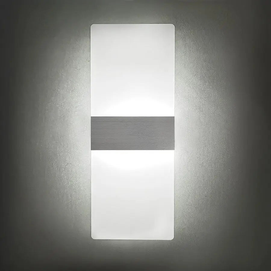 LED Wall Sconces Set of Two - Modern Up Down Accent Lighting
