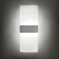LED Wall Sconces Set of Two - Modern Up Down Accent Lighting