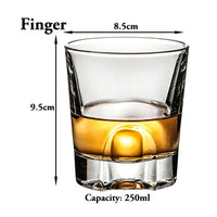Old Fashioned Whiskey Rocks Glass - Classic Cocktail Tumbler