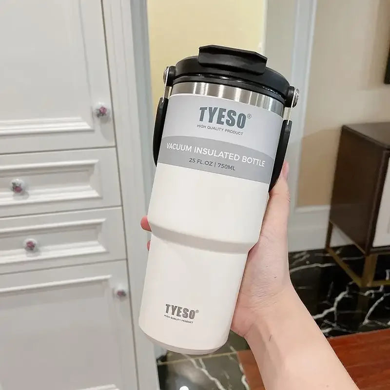 Stainless Steel Thermal Vacuum Mug - Leak-Proof Insulated Coffee Cup