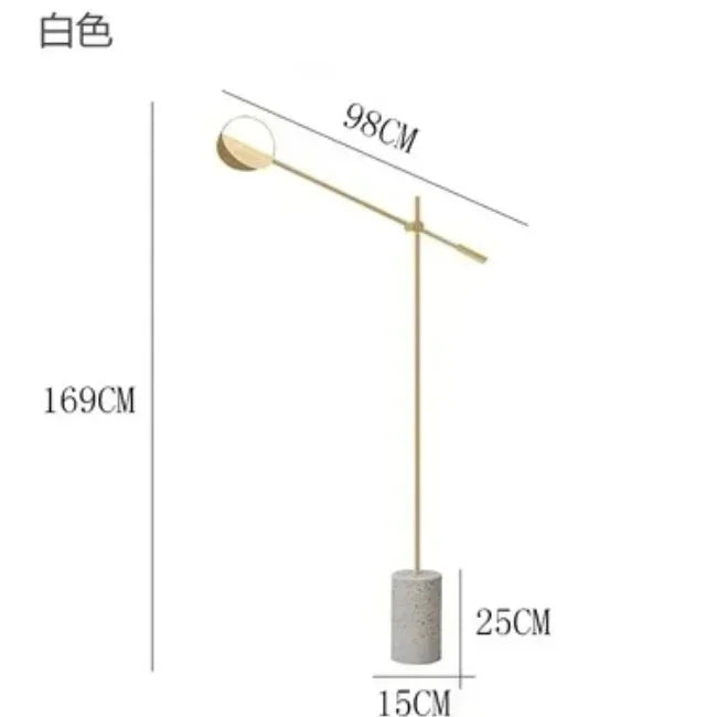Post-Modern Marble Floor Lamp - Luxury LED Accent Light