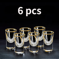 Gold Foil Spirits Cup Set of 6 - 15ML