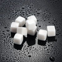 Reusable Whiskey Stones Set - 6-Piece Chilling Rocks with Pouch