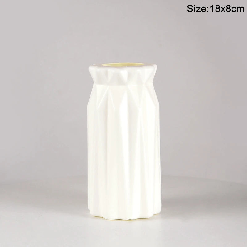 Nordic Modern Flower Vase - Lightweight Table Arrangement Decor