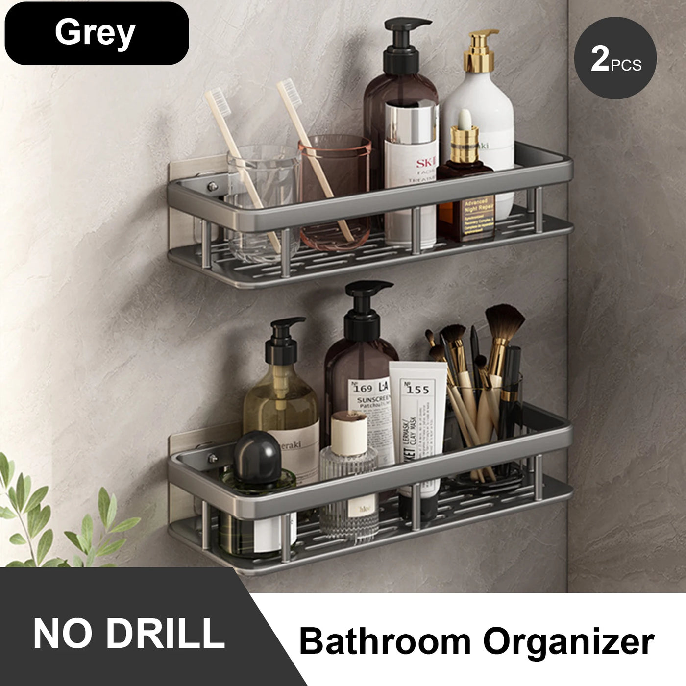 Anti-Rust Stainless Steel Shower Storage Rack