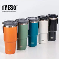 TYESO Insulated Stainless Steel Tumbler - Double-Layer Travel Mug