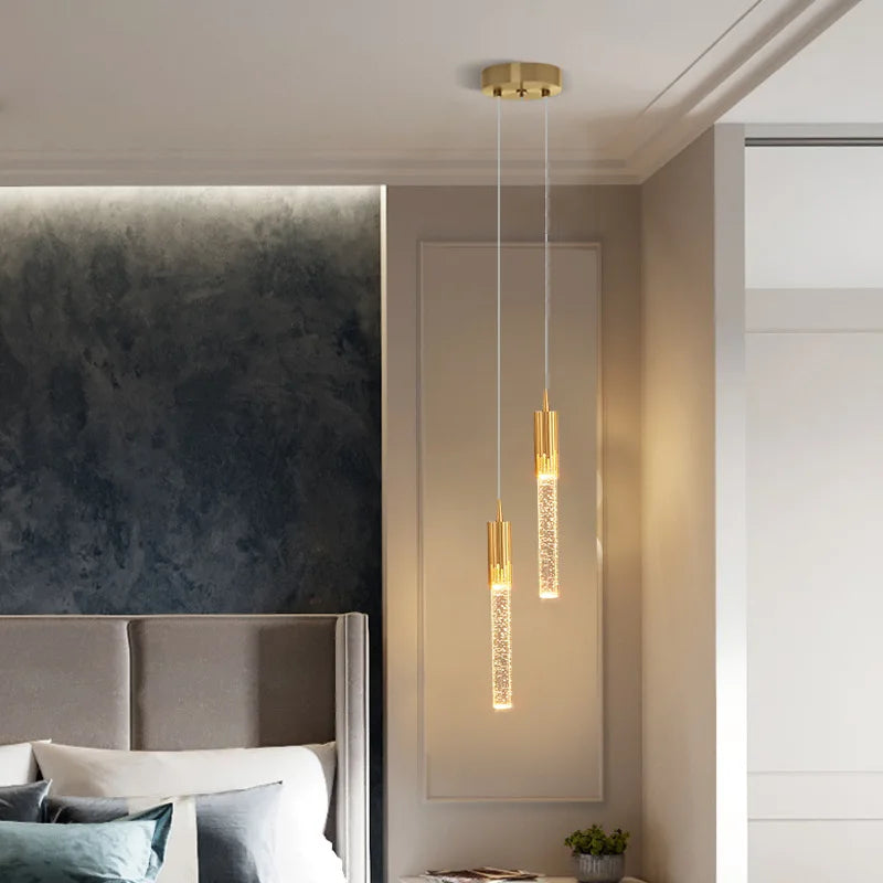 Luxury Crystal Pendant Light - Modern Hanging Chandelier Decor