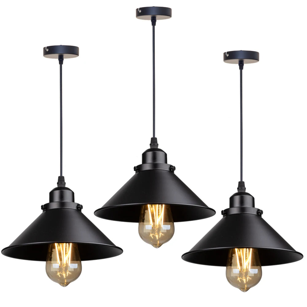 Vintage Loft Pendant Lamp - Retro E27 Hanging Light