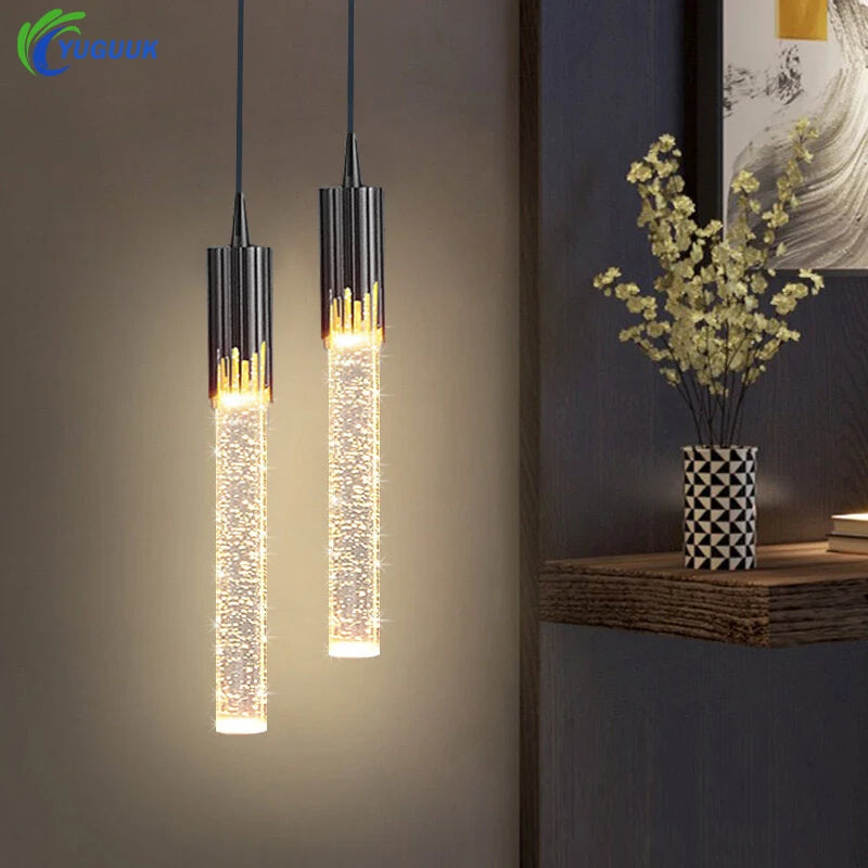 Luxury Crystal Pendant Light - Modern Hanging Chandelier Decor