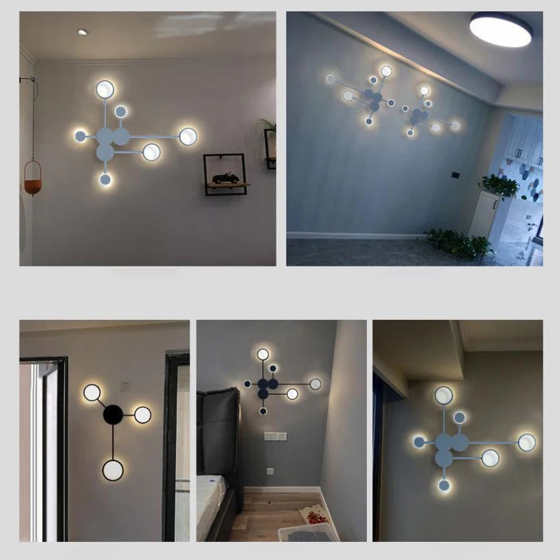 Nordic LED Wall Sconce - Minimalist Bedroom and Hallway Light