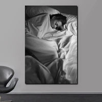 Scandinavian Kate Moss Canvas Poster - Fashion Inspired Wall Art