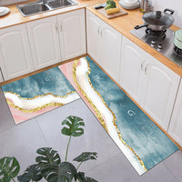 Soft Washable Kitchen Runner Rug - Anti-Slip Hallway and Entry Mat