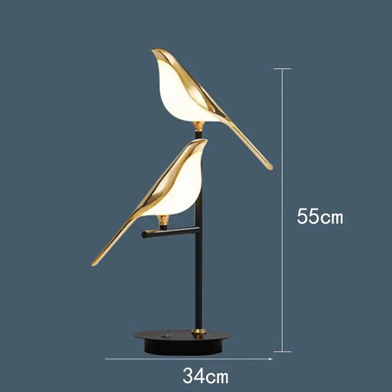 Scandinavian Bird Floor Lamp - Designer LED Accent Light
