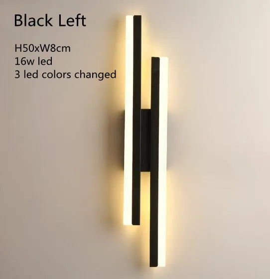 Nordic LED Wall Sconce - Minimalist Bedroom and Hallway Light