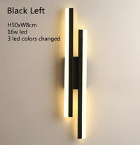 Nordic LED Wall Sconce - Minimalist Bedroom and Hallway Light