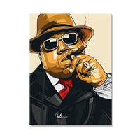 West Coast Rappers Canvas Wall Art - Hip Hop Poster Print