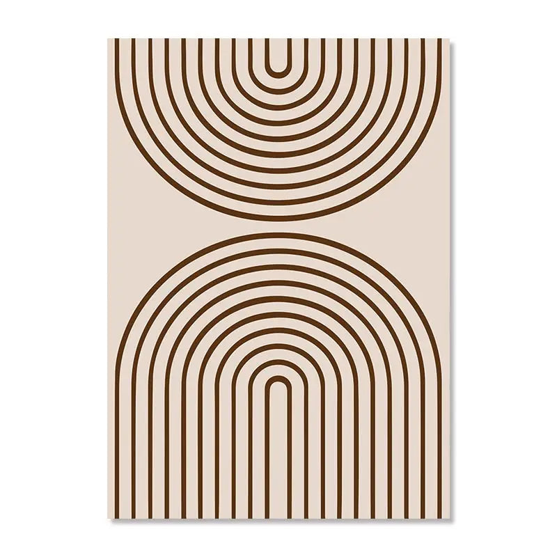 Matisse Inspired Botanical Canvas Wall Art - Modern Boho Landscape Print