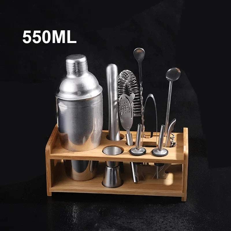 UPORS Cocktail Shaker - Stainless Steel Boston Mixer 550ml/750ml