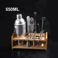 UPORS Cocktail Shaker - Stainless Steel Boston Mixer 550ml/750ml