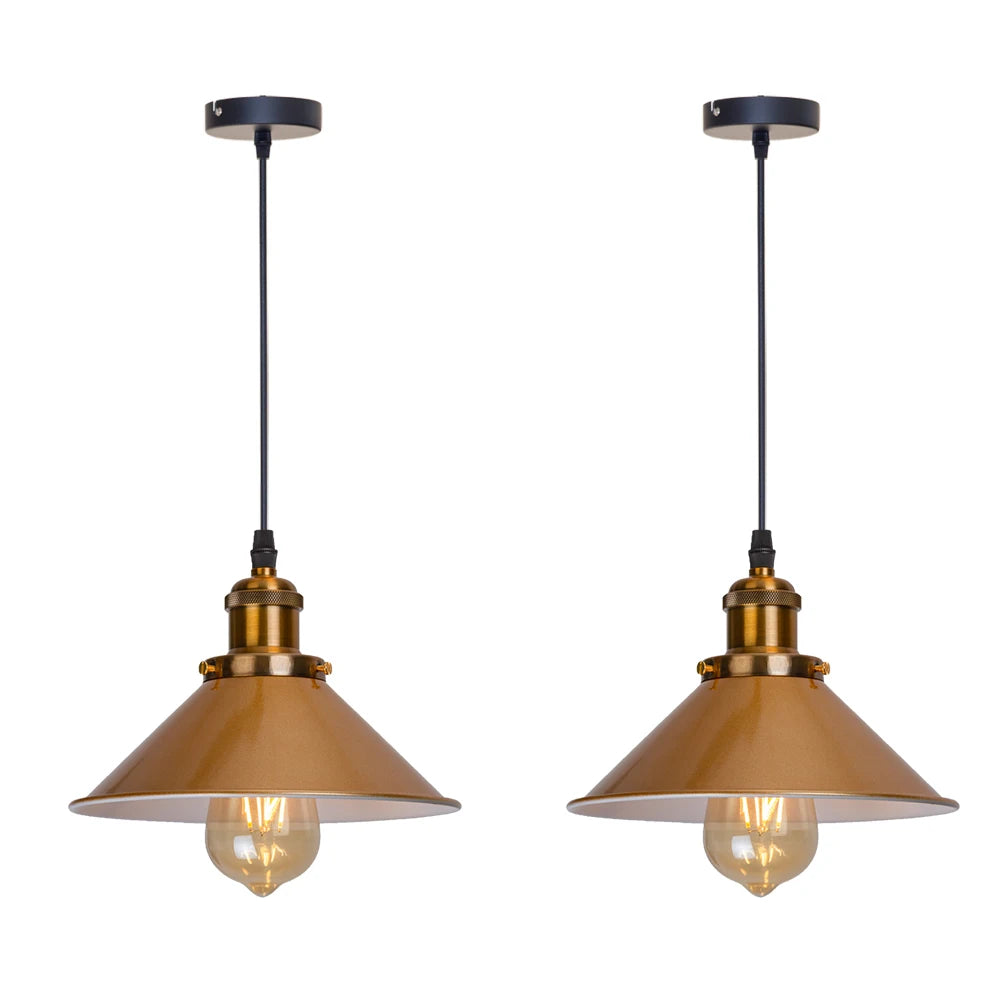 Vintage Loft Pendant Lamp - Retro E27 Hanging Light