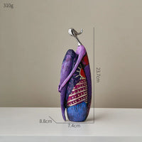 Abstract Character Sculpture - Modern Desktop Accent Decor