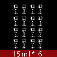 Mini Stemmed Shot Glass Set - 10ML to 25ML