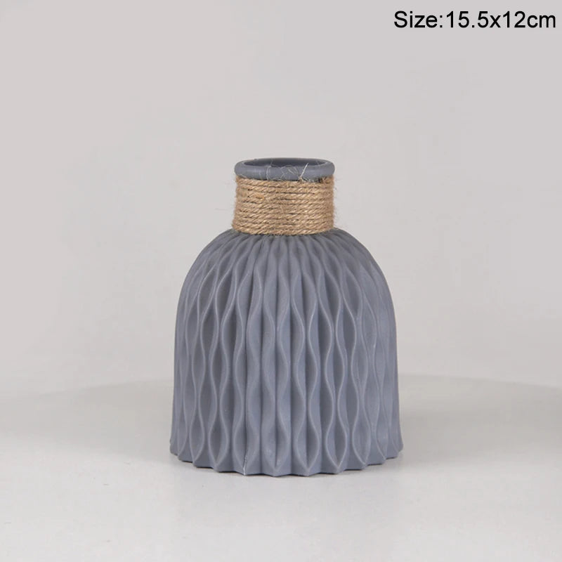 Nordic Modern Flower Vase - Lightweight Table Arrangement Decor