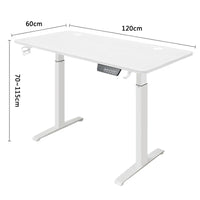 Electric Height Adjustable Standing Desk - Motorized Home Office Table