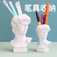 David Portrait Decorative Vase - Artistic Head Planter Accent