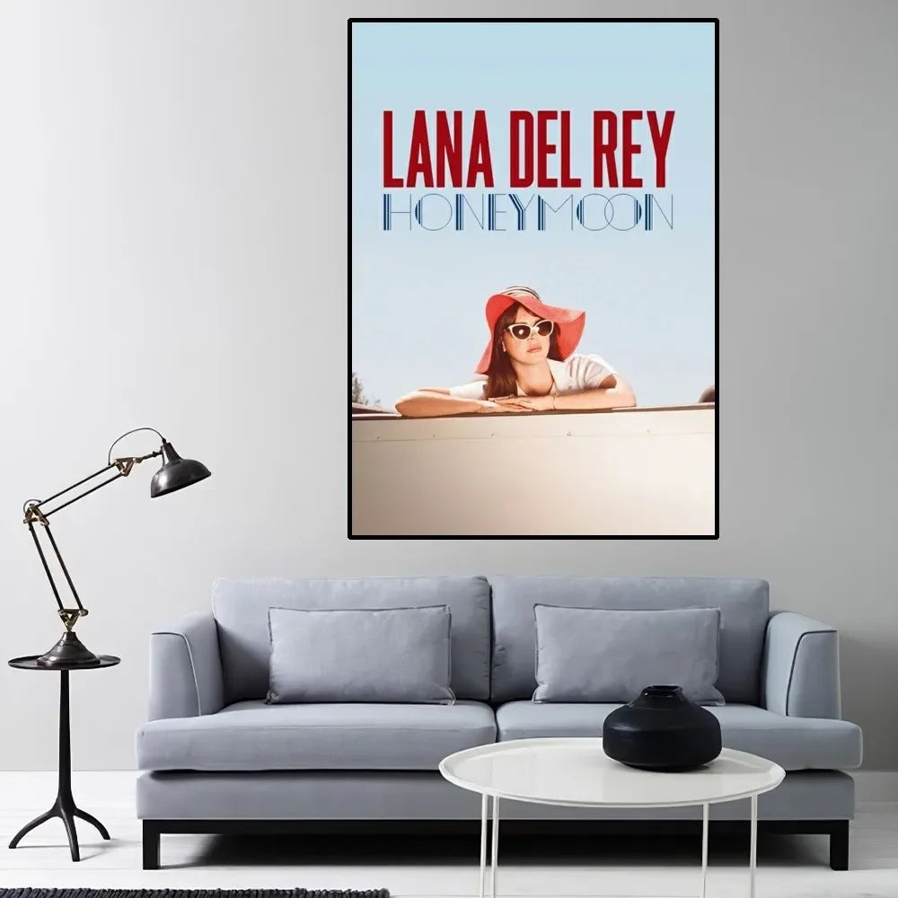 Lana Del Rey Aesthetic Canvas Poster - HD Music Inspired Wall Art