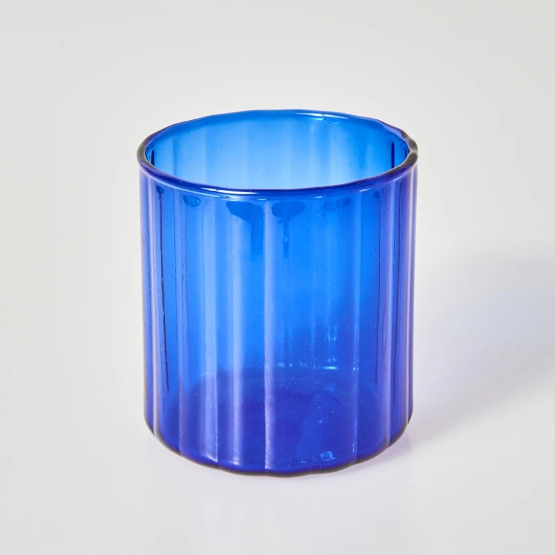 Heat-Resistant Stripe Glass Cup - Colorful Tea & Coffee Mug