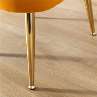 Upholstered Side Chair - Fabric Accent Seating for Bedroom or Lounge