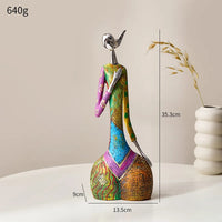 Abstract Character Sculpture - Modern Desktop Accent Decor