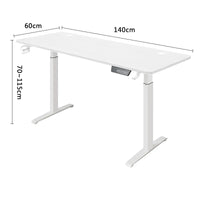 Electric Height Adjustable Standing Desk - Motorized Home Office Table