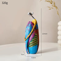 Abstract Character Sculpture - Modern Desktop Accent Decor