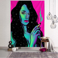 Psychedelic Hippie Wall Tapestry - Large Mystic Room Decor